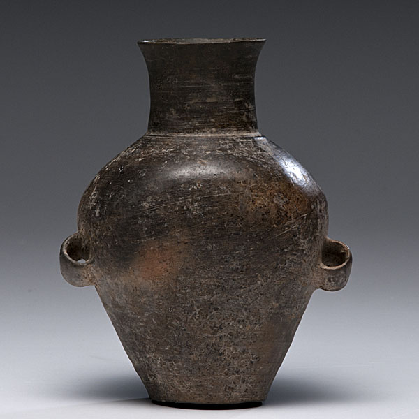 Stoneware Vessel two-handled ovoid-form