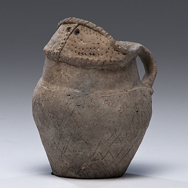 Stoneware Vessel stoneware handled 1600cf