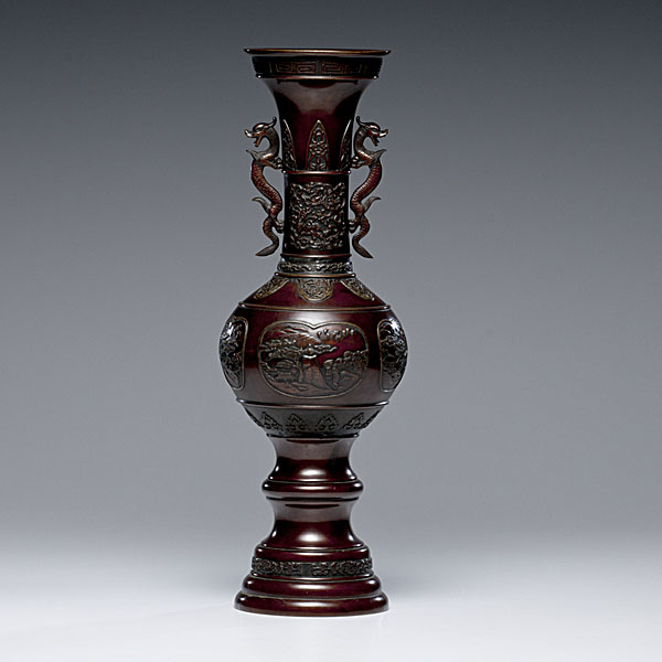 Japanese Bronze Vase Japanese bronze 1600e0
