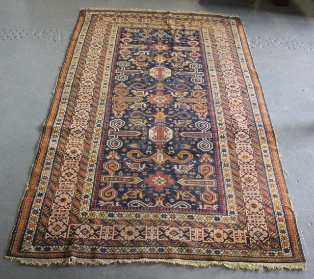 Antique Caucasian Scatter Carpet.With