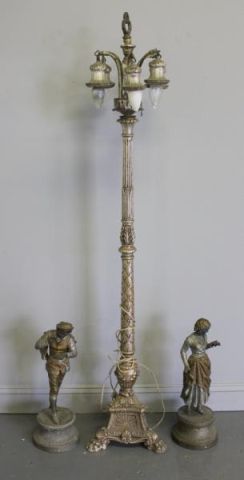 Pair of Metal Figures together with