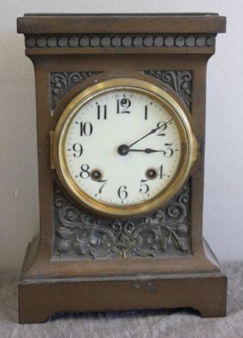 Two Metal Clocks including 1 Carriage
