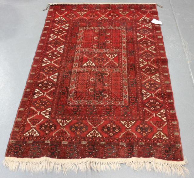 Turkomen or Bokhara Scatter Carpet.From