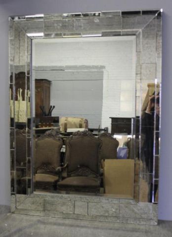 Rectangular Mirror with Applied