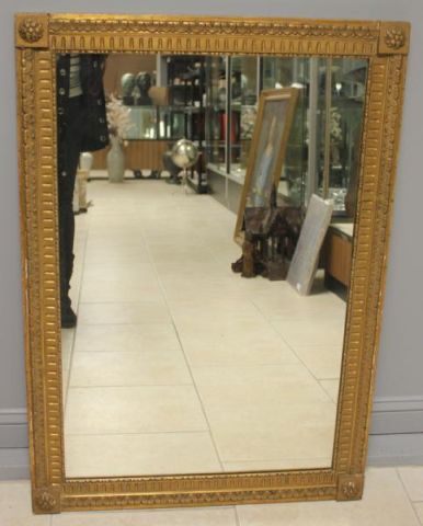 Vintage Gilded French Style Mirror.Labeled