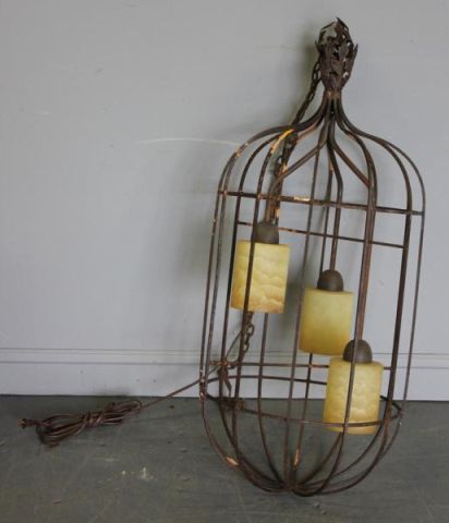 Vintage Wrought Iron Birdcage Style 160209