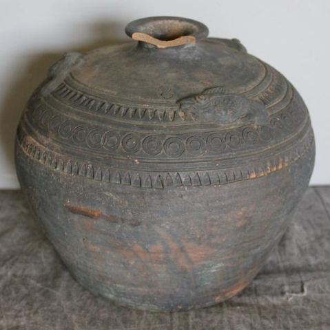 Antique Asian Terracotta Bulbous 160266