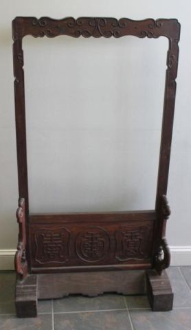 Antique Chinese Hardwood Carved