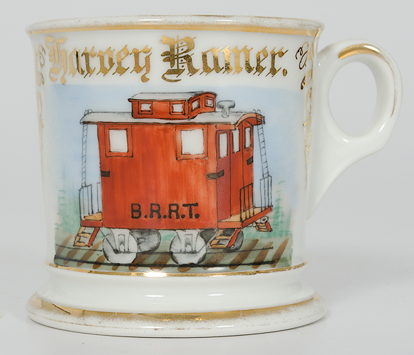 Occupational Shaving Mug with Caboose