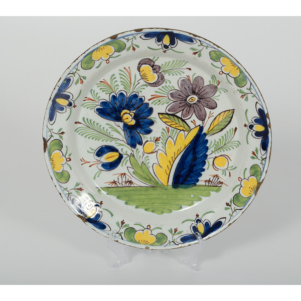 Delft Charger Dutch. A hand-painted