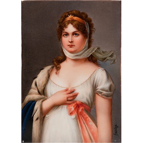 Queen Louise Berlin Porcelain Plaque 1602d6