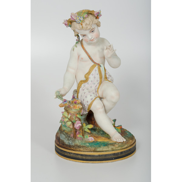 French Bisque Figurine of Putti 1602f3