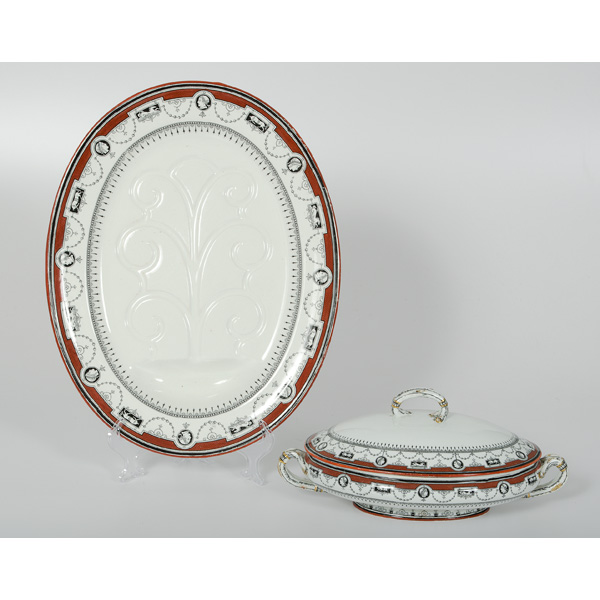 Minton Tureen and Asparagus Tray