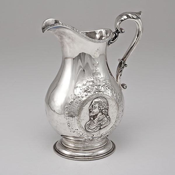Silver Plated Pitcher A silver plated 160302