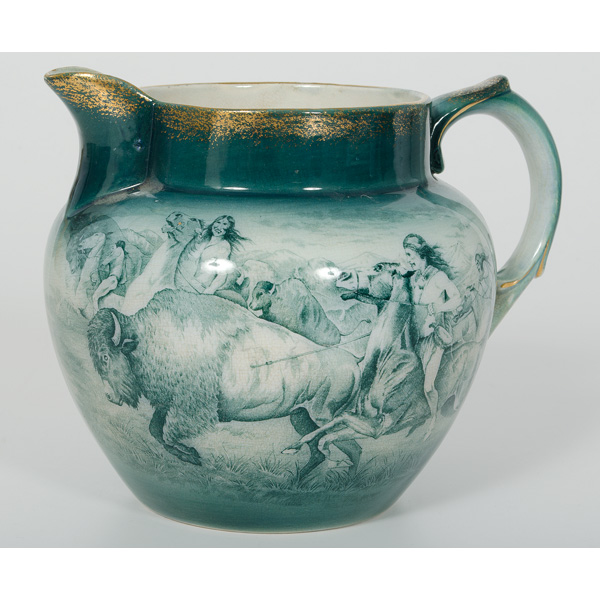 ''Buffalo Hunt'' Pattern Pitcher