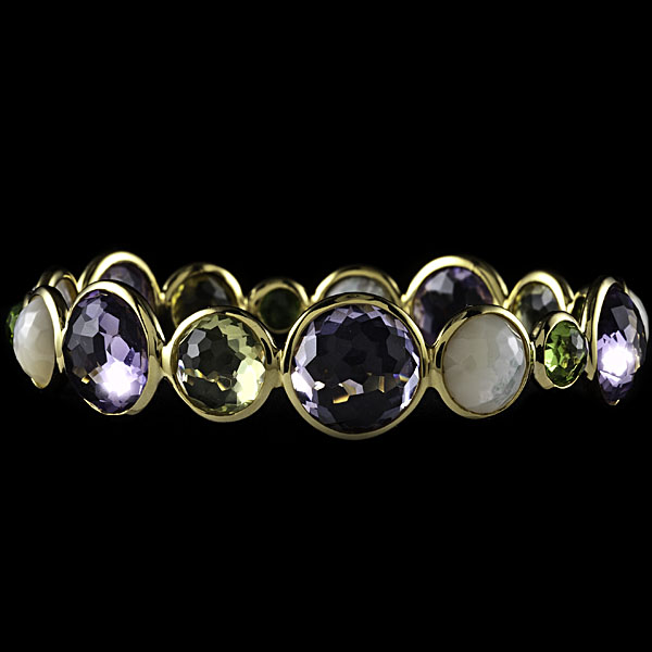 Ippolita 18k Faceted Stones Bangle 160388