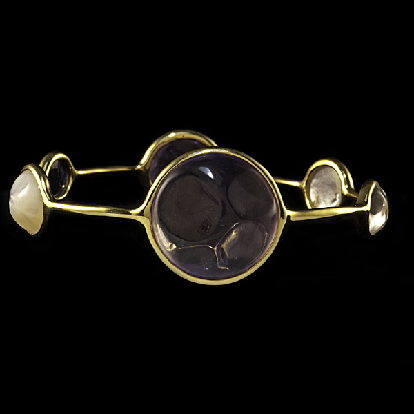 Ippolita 18k Faceted Stones Bangle 160389