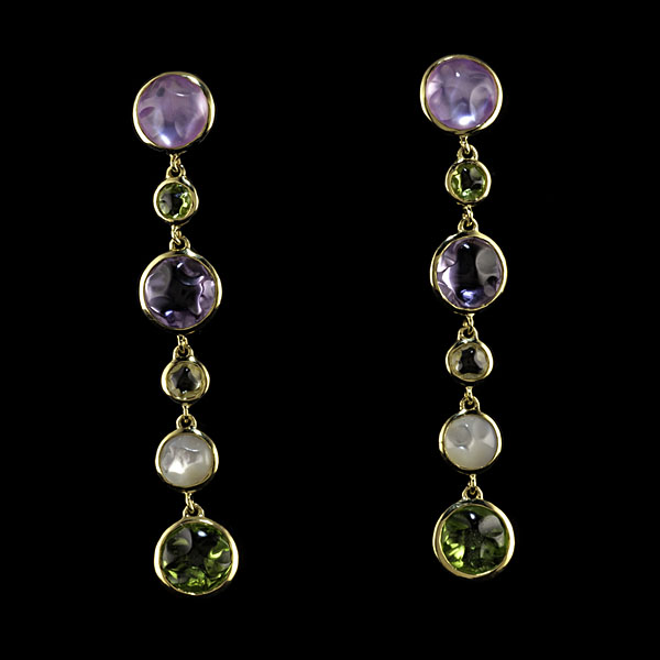 Ippolita 18k Gemstone Drop Earrings 1603c1