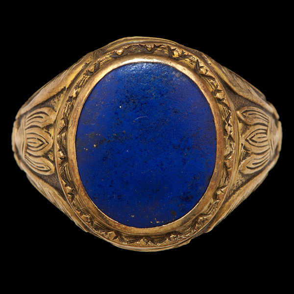 14k Lapis Lazuli Gentleman s Signet 1603ed
