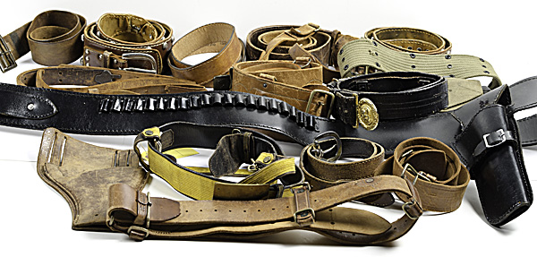 Assorted Leather Belts and Holsters