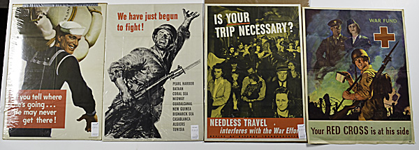 US WWII Homefront Posters Lot of 1604d2