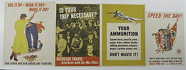 Group of Wartime Assistance Posters 1604cd