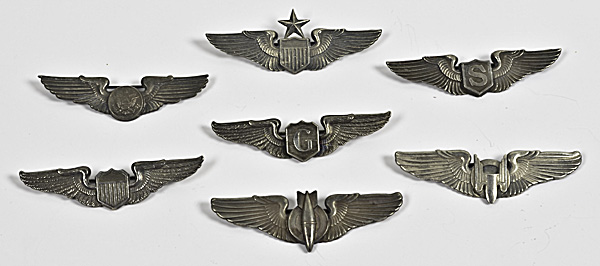 US WWII Theater Made Flight Wings