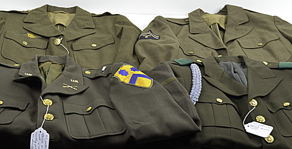 US WWII Uniform Items Lot of Ten Four
