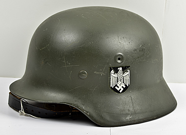 German Post War Repro Double Decal Helmet