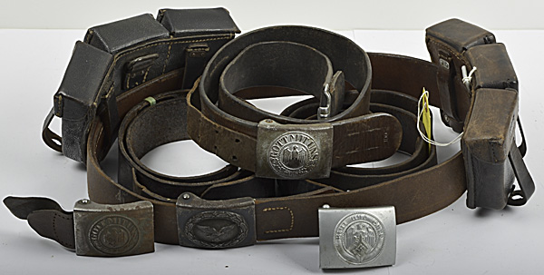 German WWII MIlitary Belts and 160538