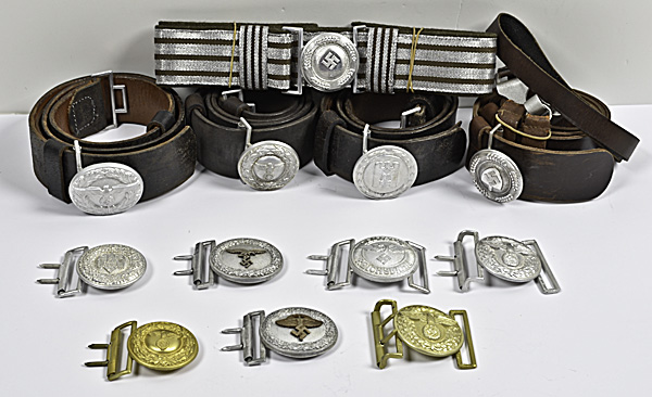 German WWII Officer Belts and Buckles 160539