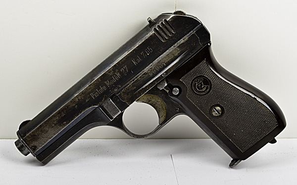  WWII Nazi German CZ Model 27 Pistol 16055e