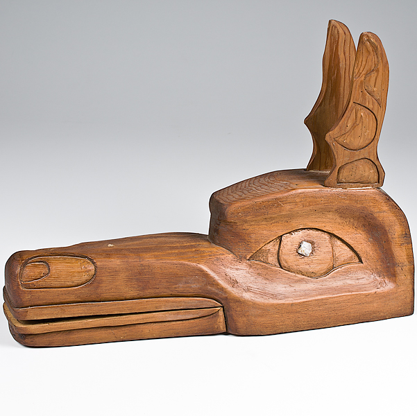 Andy Wesley Haida Carved Wolf Mask 16061c