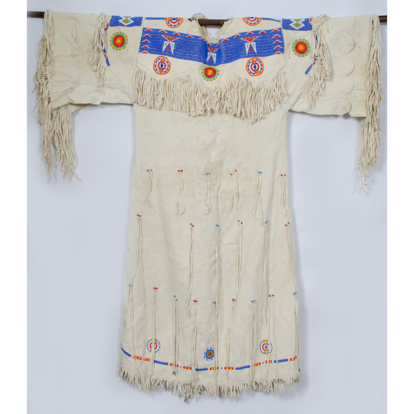 Cheyenne Beaded Hide Dress and Accoutrements