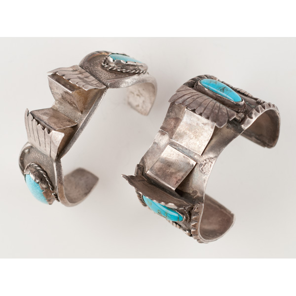 Navajo Watch Bracelets with Turquoise 16065b