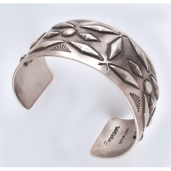 Emerson Bill Navajo Silver Bracelet 160664