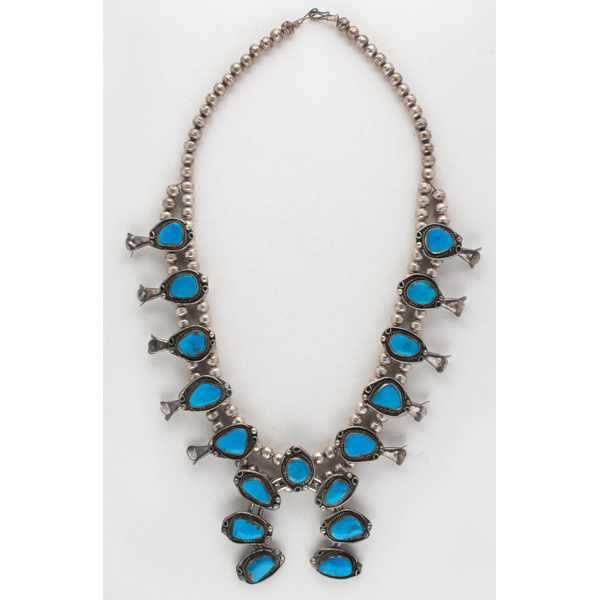 Navajo Squash Blossom Necklace