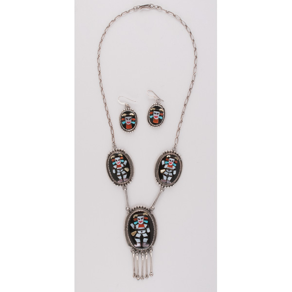 Zuni Beverly Etsate Necklace and 16068b