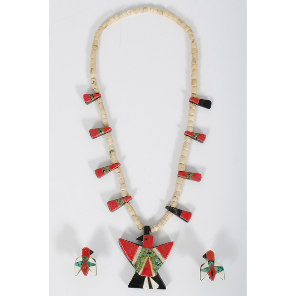 Santo Domingo Record Back Necklace 16068c