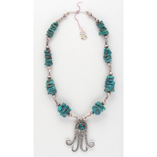 Navajo Turquoise Necklace with 160685