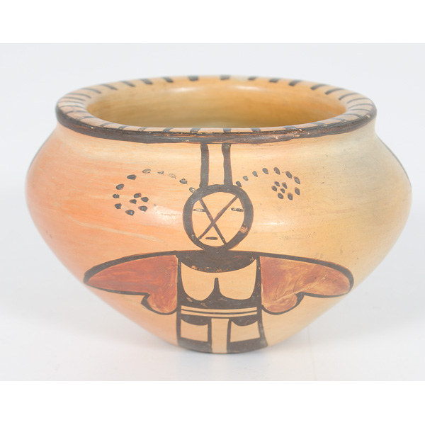 Hopi Vase with Butterfly small