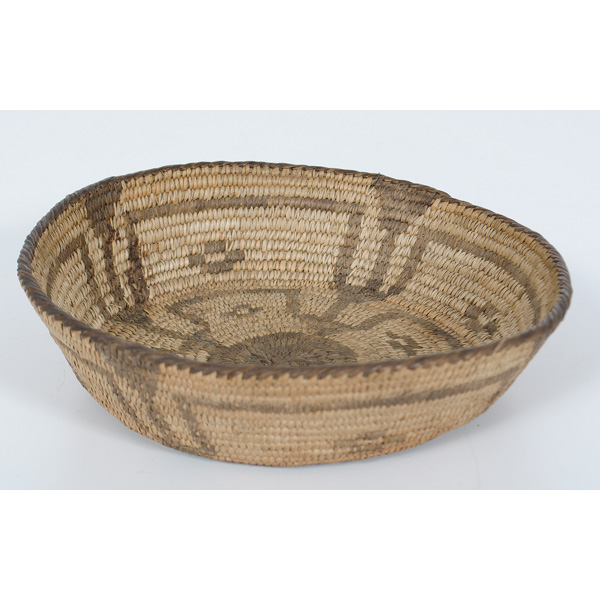 Pima Basket finely woven and decorated