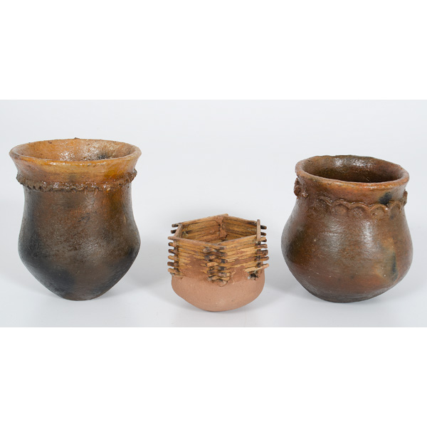 Navajo Pottery and Model Hogan