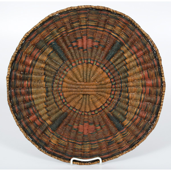 Hopi Third Mesa Polychrome Basketry 160703