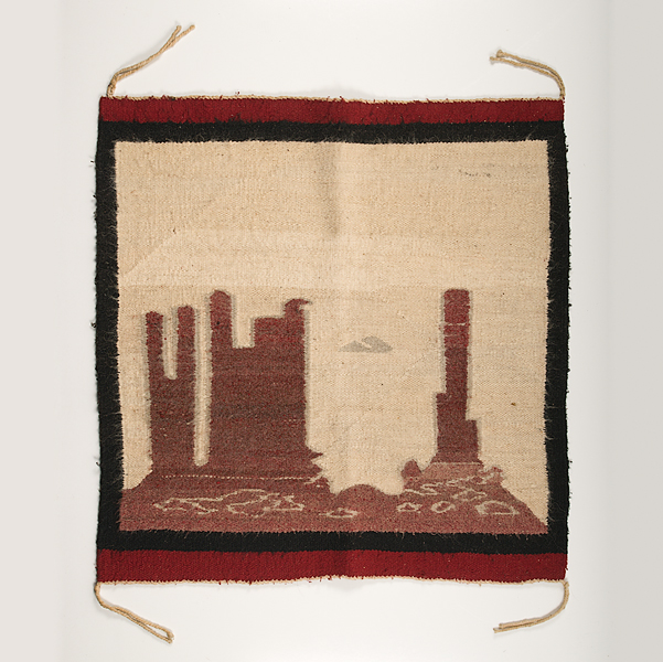 Navajo Pictorial Weaving hand spun 160717
