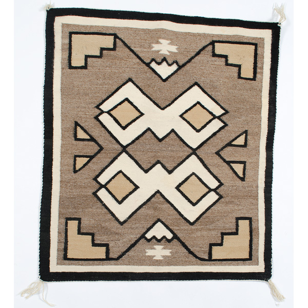 Navajo Two Grey HillsWeaving finely