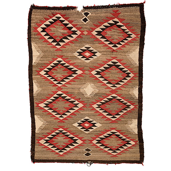 Navajo Ganado Weaving hand-spun