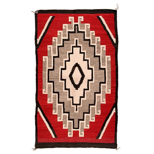 Navajo Ganado Weaving woven in