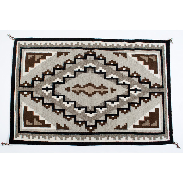 Navajo Two Grey Hills Weaving woven 16071b