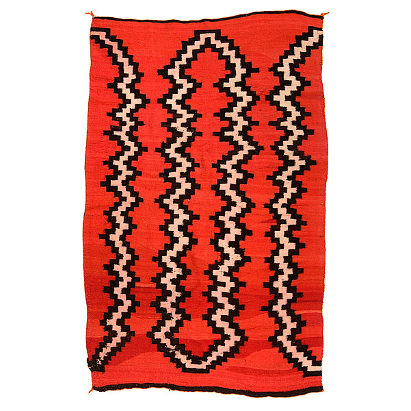 Navajo Transitional Weaving softly 16071c